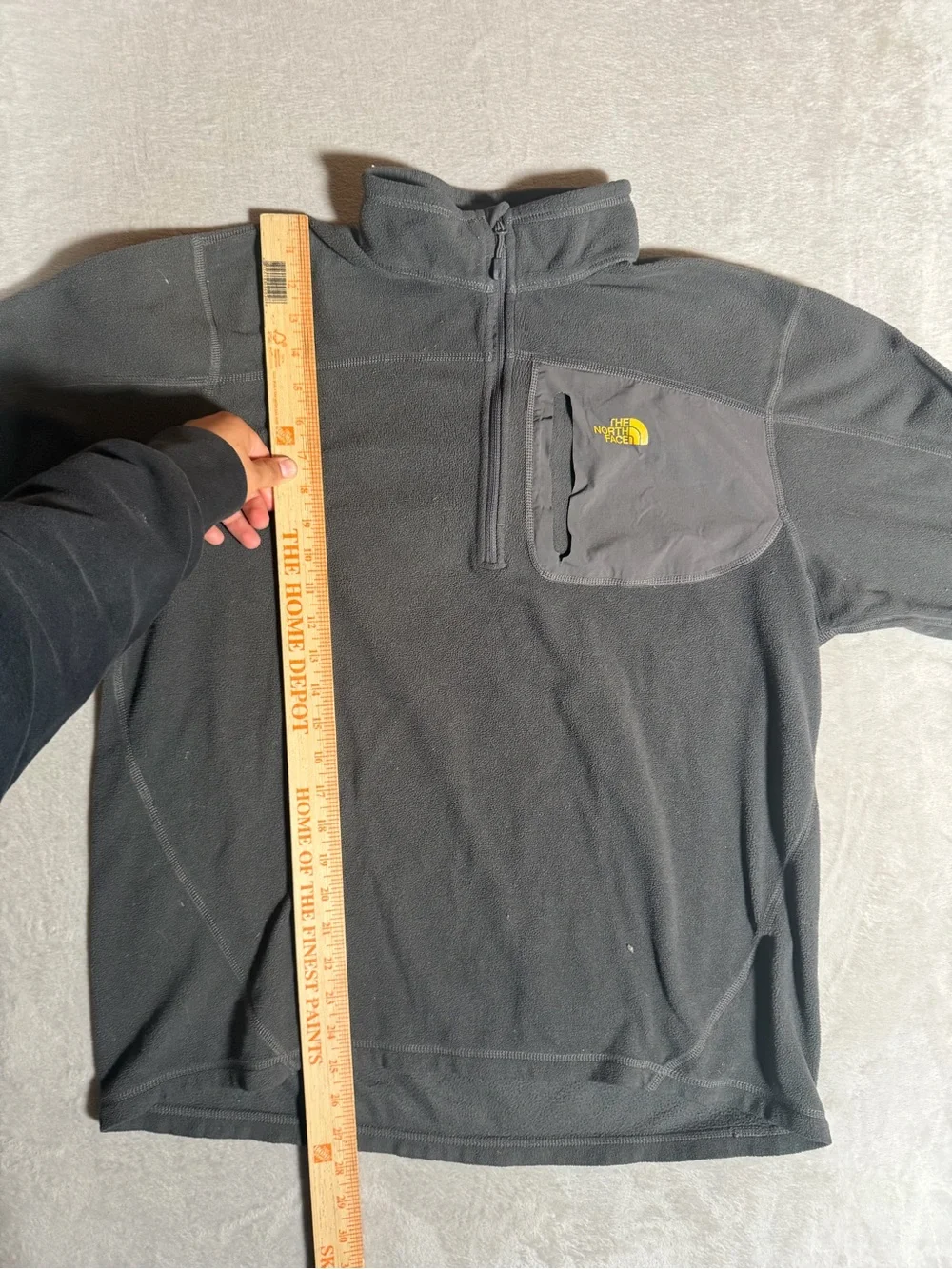 The North Face Black Lightweight Half-Zip Pullover Jacket